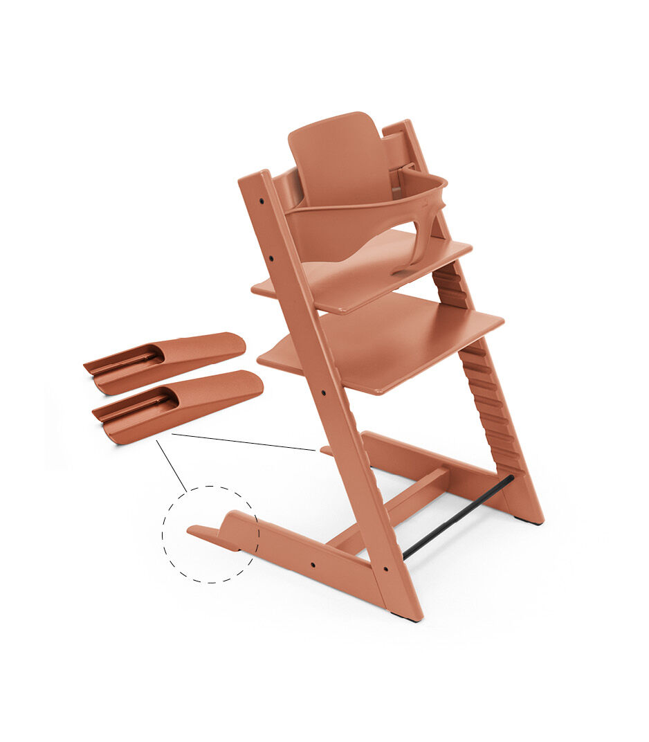 Tripp Trapp® Baby Set² 婴儿套件, 陶红色, mainview 图库图像 6